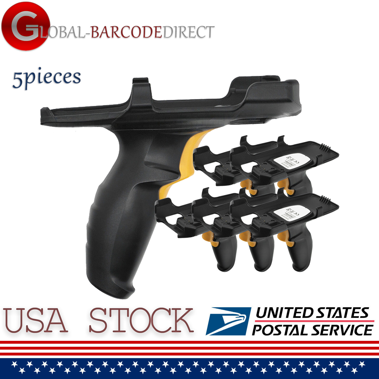 New 5Pcs Snap On Trigger Pistol Grip Handle For Zebra TC21 TC26 TC210 US STOCK