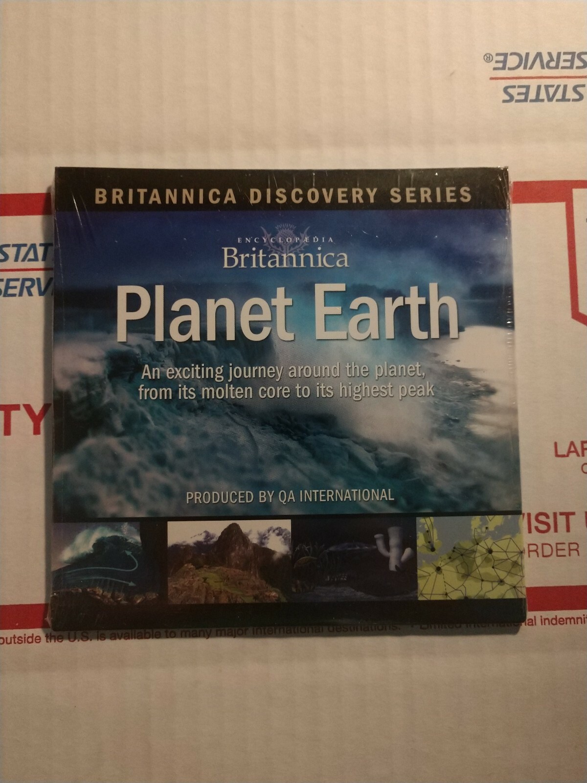 Encyclopedia Britannica Planet Earth CD by QA International Discovery Series NEW