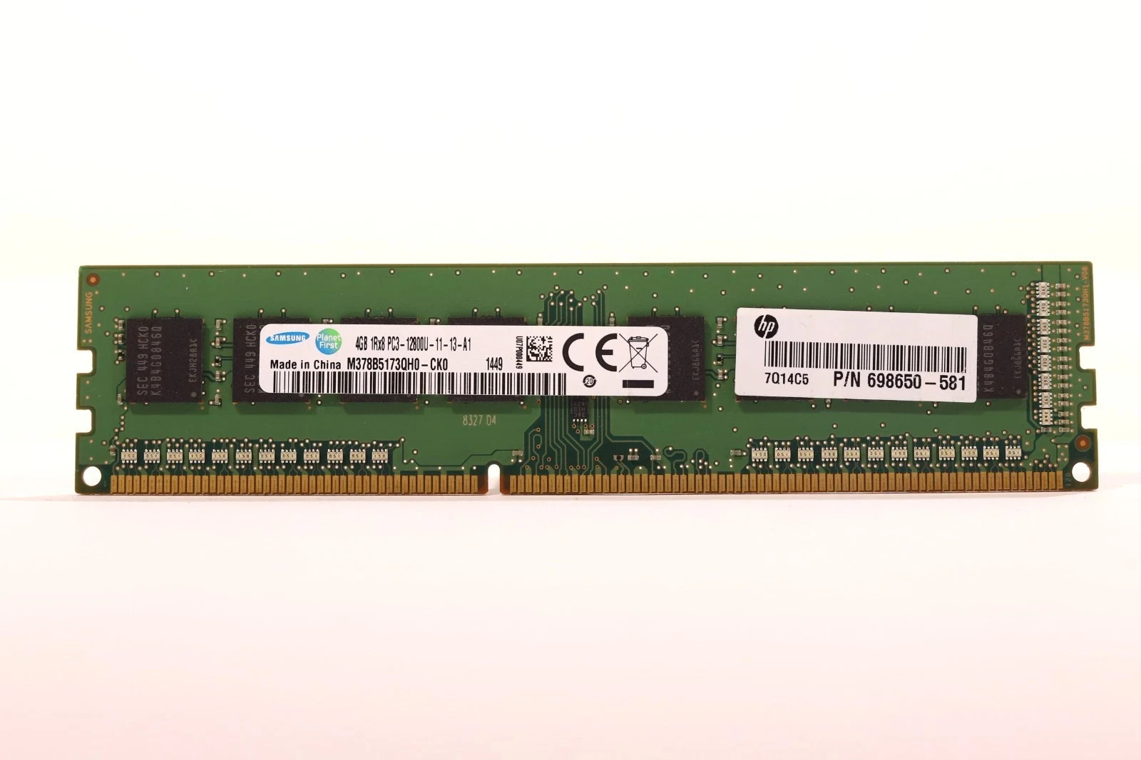 SET OF 4 (16GB- 4X4GB) Samsung 4GB 1Rx8 PC3-12800U-11-13-A1 M378B5173QH0-CK0