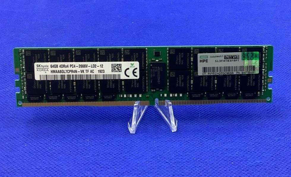 815101-B21 HPE 64GB 4RX4 DDR4-2666 PC4-2666V MEMORY 840759-091 850882-001