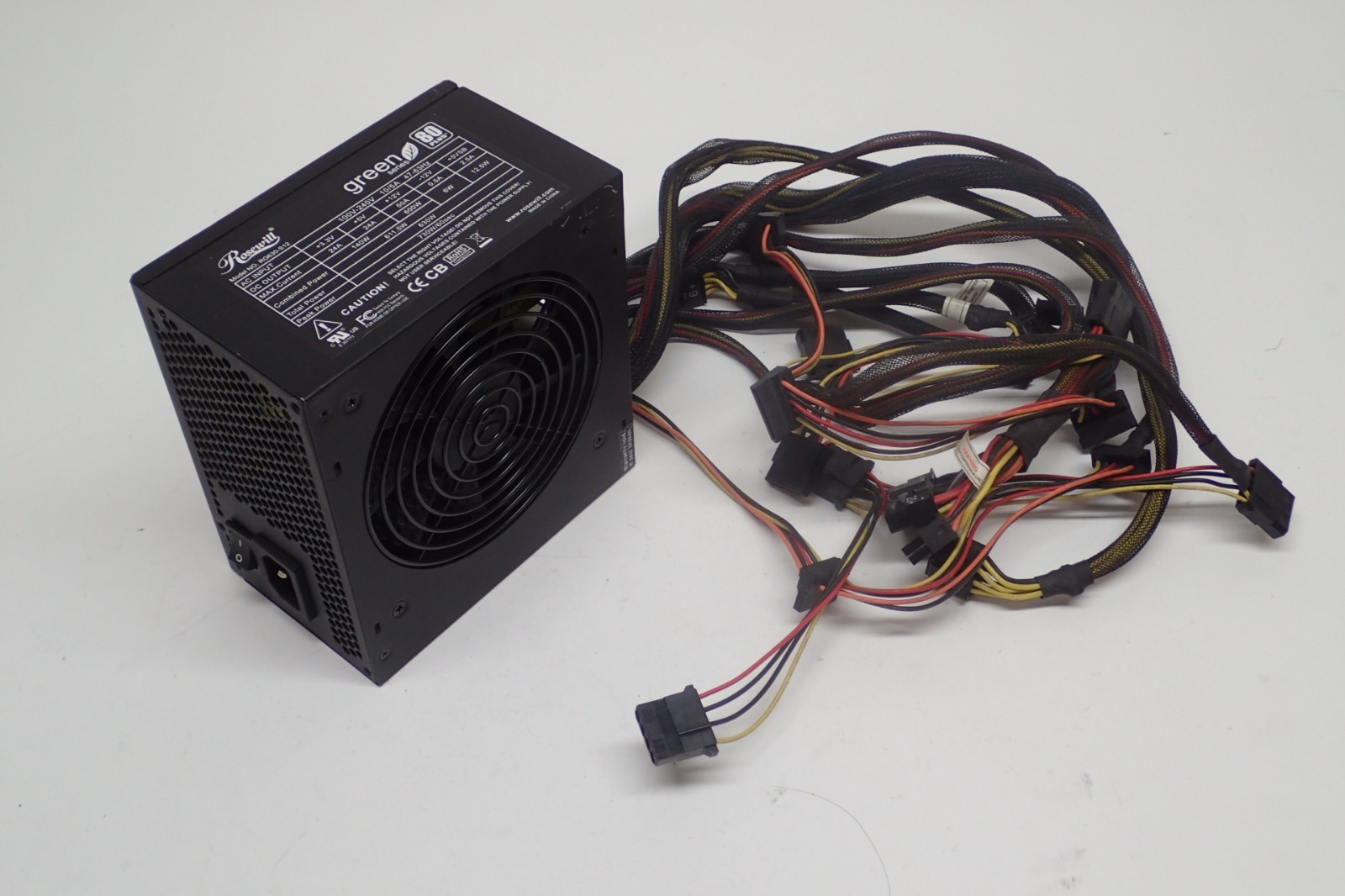 Rosewill RG630-S12 Green Series 630-Watt Active PFC ATX Power Supply