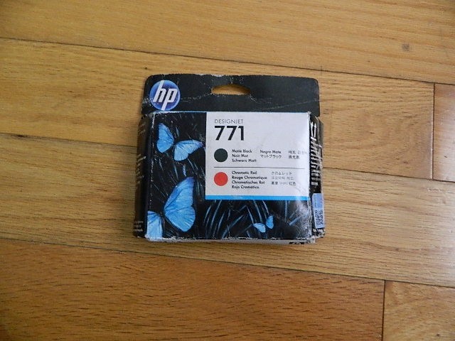 2021 GENUINE HP #771 Matte Black/Chromatic Red PRINTHEAD DESIGNJET Z6200 CE017A