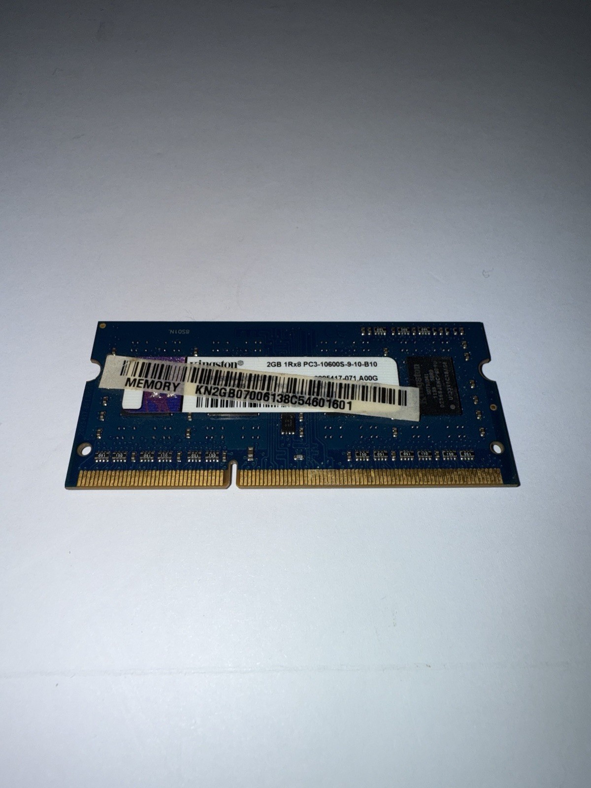Kingston 2GB 1Rx8 PC3-10600S-9-10-B10 Laptop Memory RAM Kit