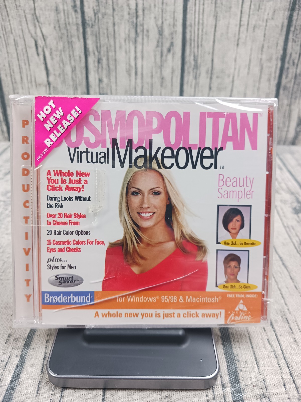 Cosmopolitan Virtual Makeover (CD-ROM, Windows & Mac) Brand New / Sealed 