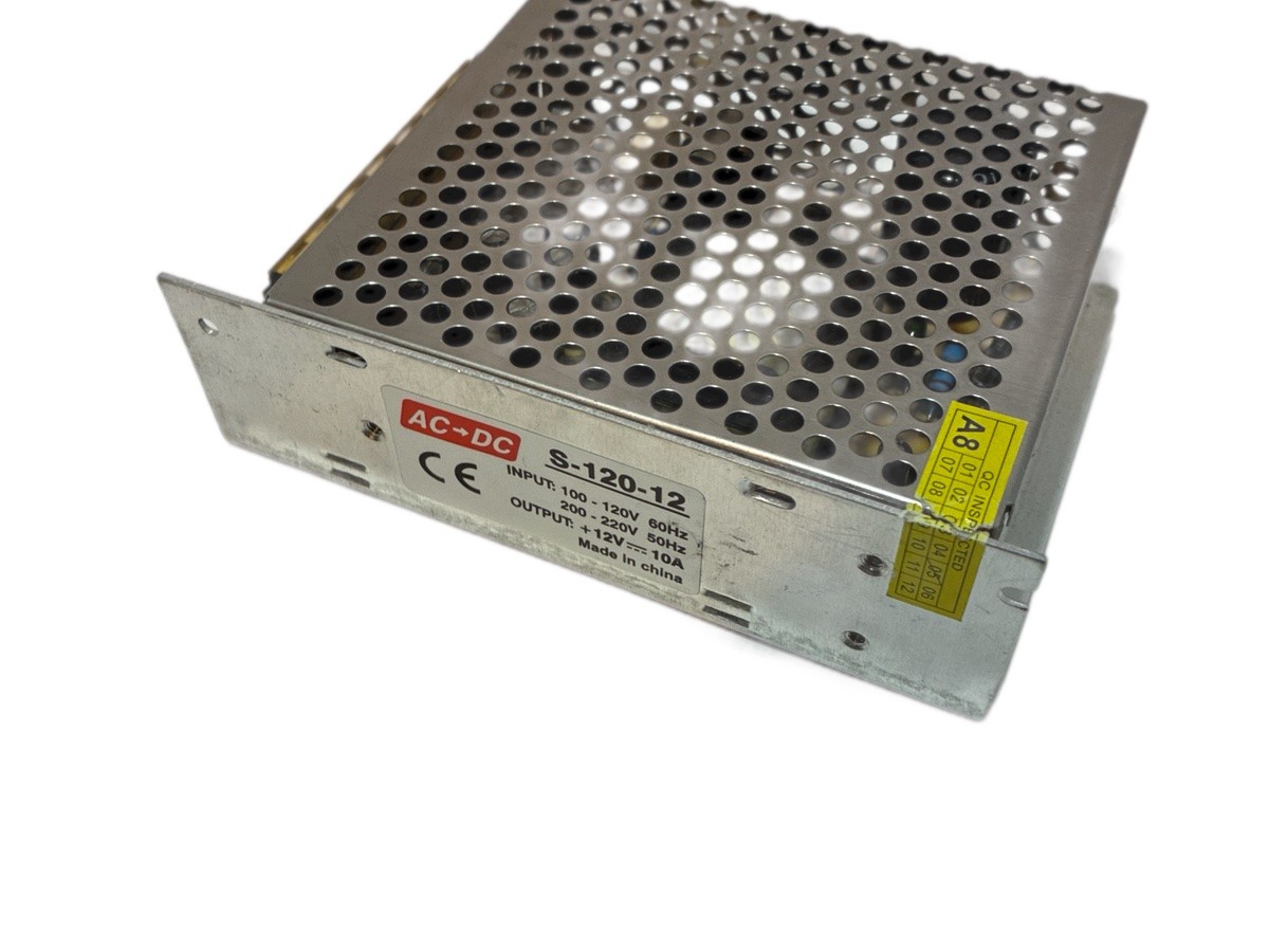 S-120-12 AC to DC Switching Power Supply 12V 10A 120W Metal Case