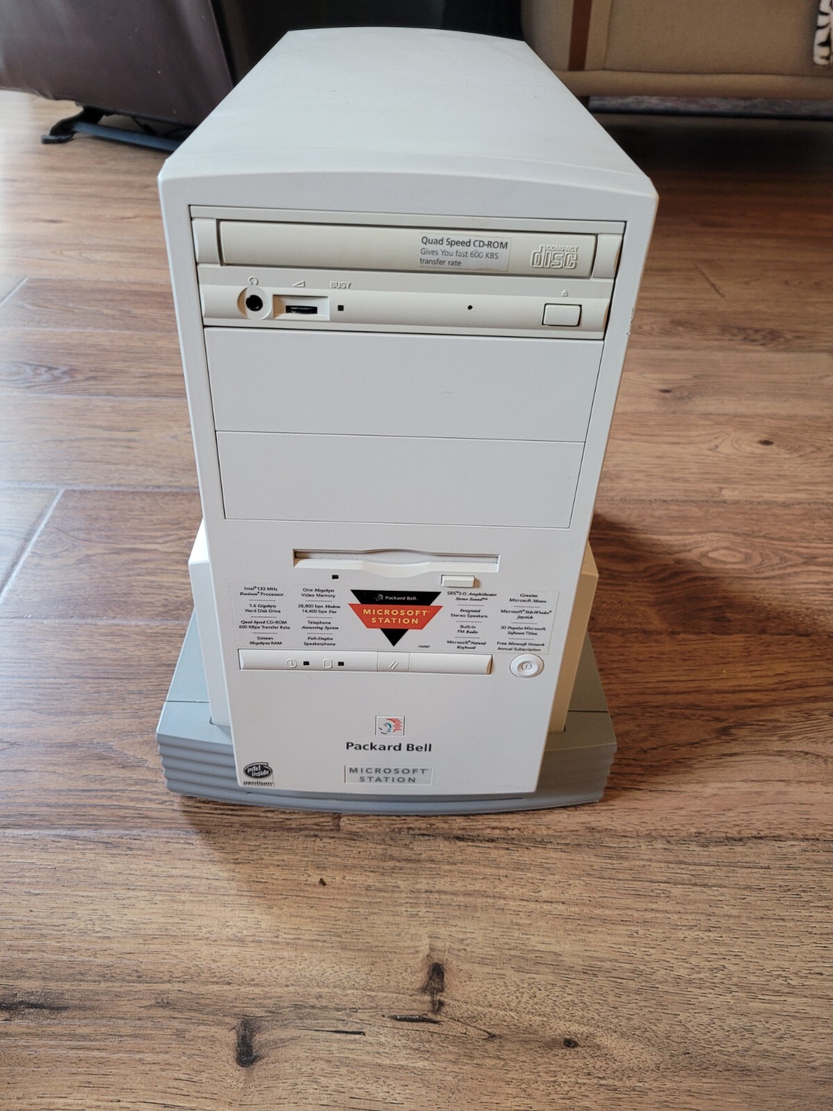 Vintage Packard Bell Microsoft Station,**POST Code**, **Extremely rare**, READ