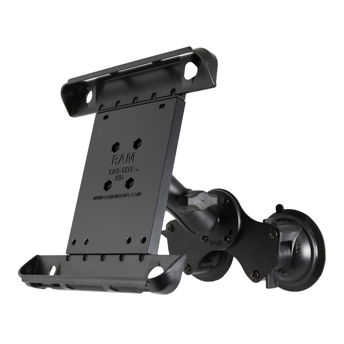 RAM-B-189-TAB3U  RAM Tab-Tite with Twist-Lock Dual Suction for...