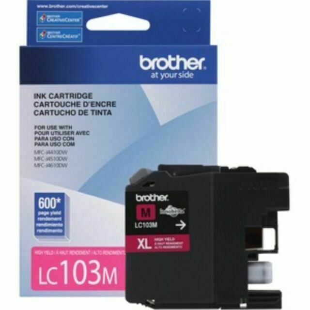 New Geneuine Brother LC103M LC-103XL Innobella High-Yield Ink Magenta