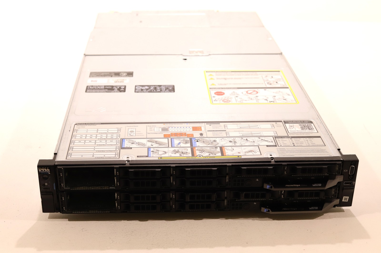 Dell PowerEdge FX2s Barebone Server each 8 bay SFF 2x 2000W PSU