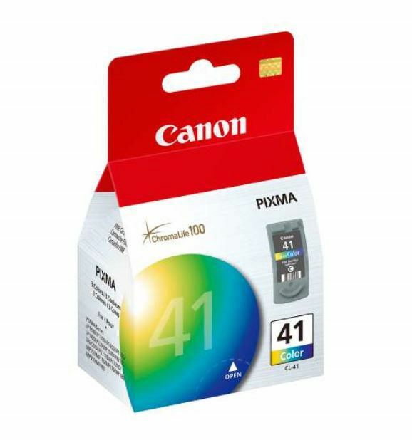 OFFICIAL Canon PIXMA Series Tri-Color Genuine Ink Cartridge (CL-41) New