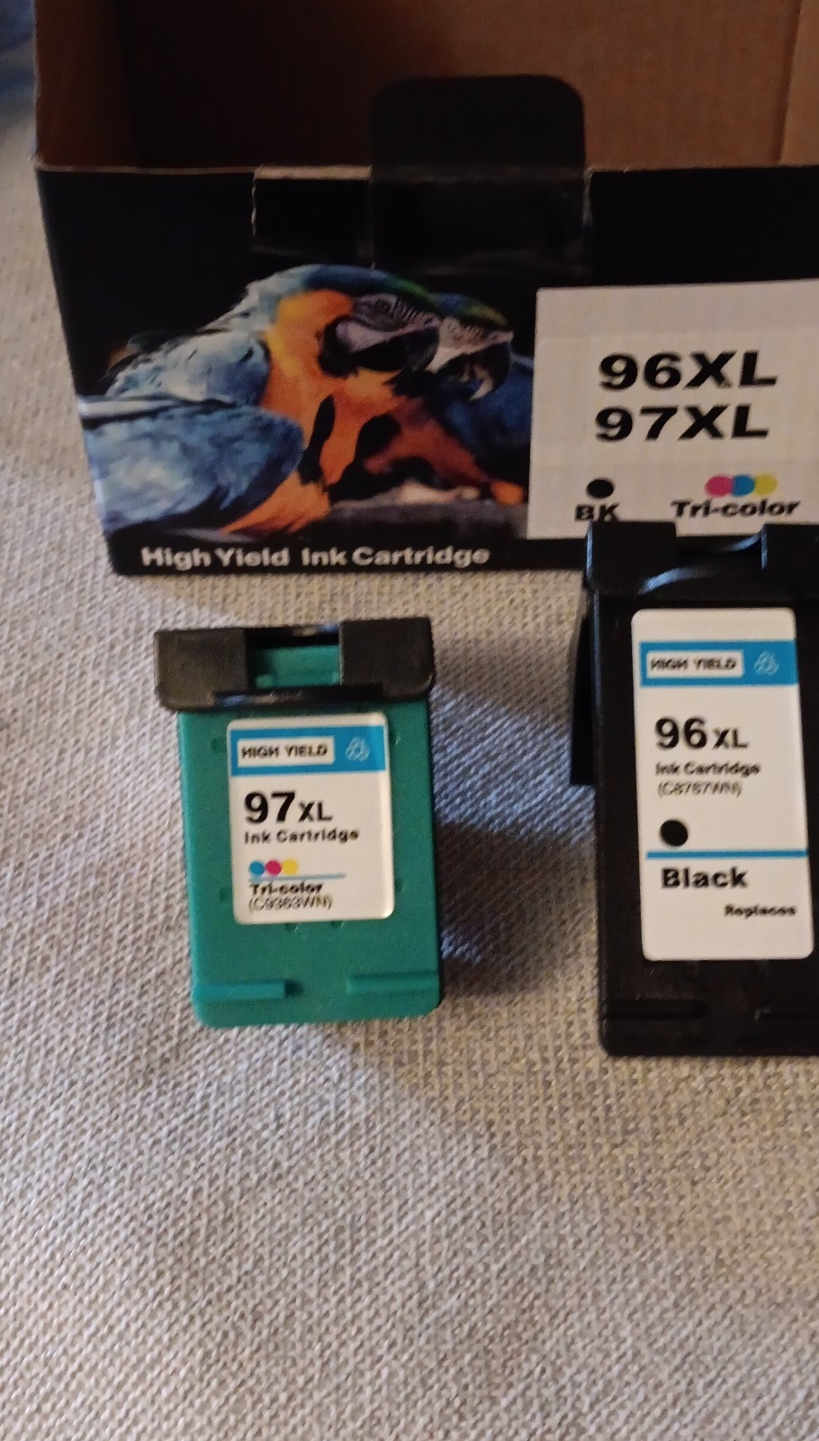 96XL Black & 97XL Color Ink Cartridge Set  hp