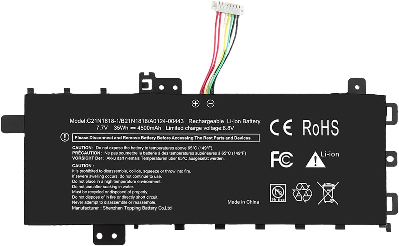 C21N1818 1 Laptop Battery Replacement for ASUS VivoBook 15 F512DA F512FA F512FB
