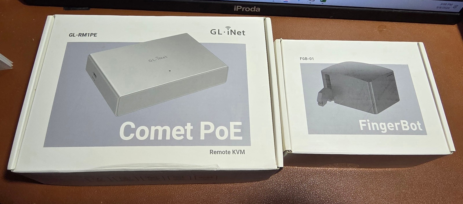 GL.iNet Comet PoE GL-RM1PE Remote KVM  + Fingerbot FGB-01 Combo