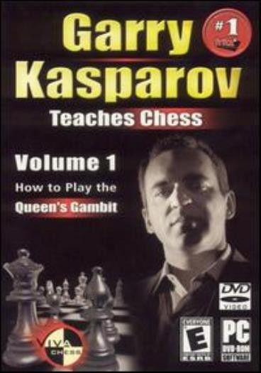 Garry Kasparov Teaches Chess: Queen's Gambit PC DVD tactics strategy game 2005