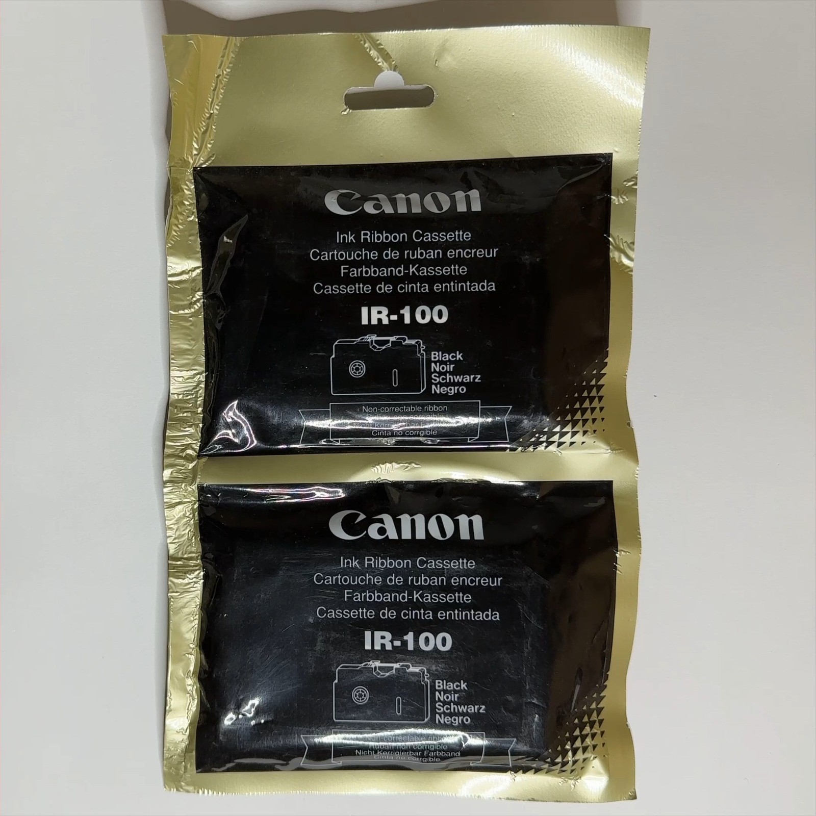 Cannon IR-100 2 Pack Ribbon NOS Replacement Cartridge