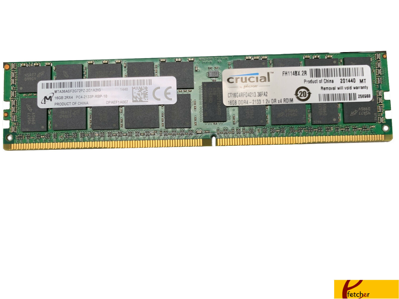 Crucial CT16G4RFD4213 DDR4 16GB REG 2133MHz 1.2V PC4-17000 288-Pin Server RDIMM