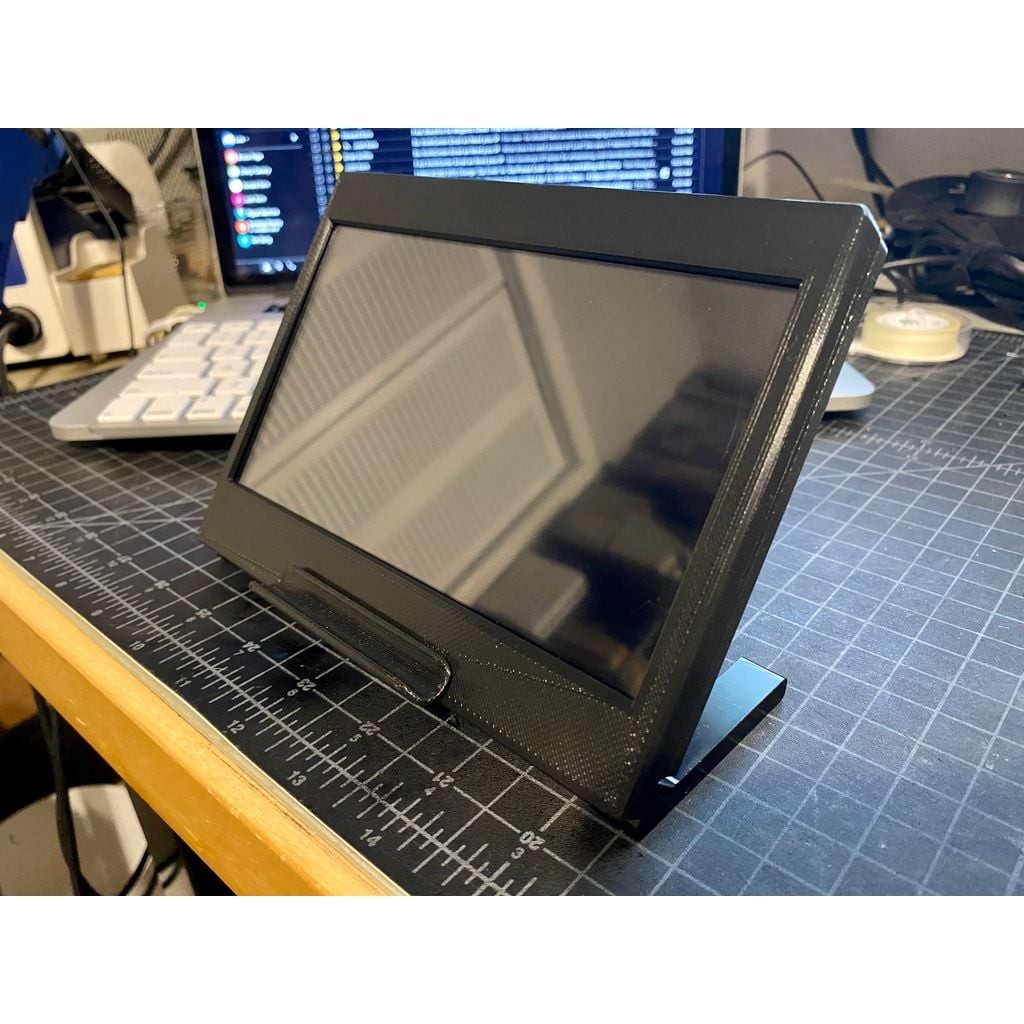 Case for Raspberry Pi 4 + 7 Inch Touchscreen Display PET-G