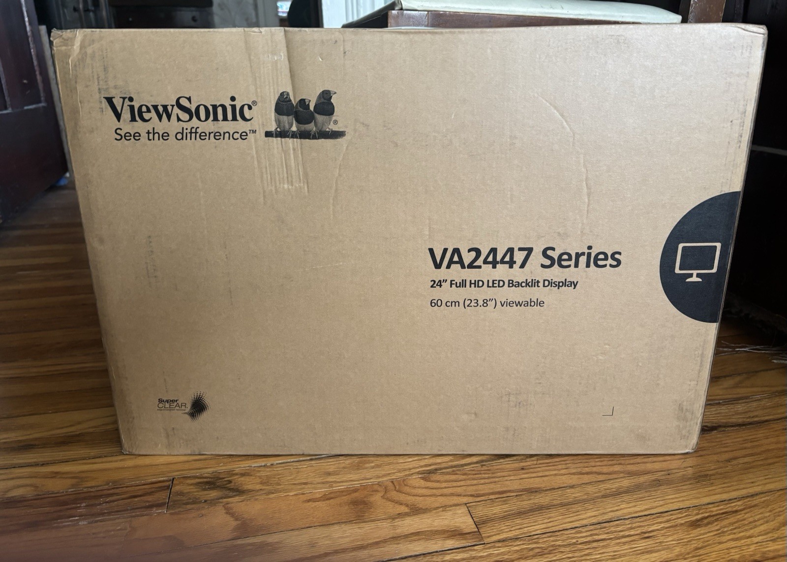 ViewSonic VA2447-MH 24'' Full HD LED Backlit Display LCD Monitor - Black NEW