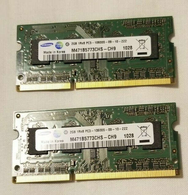 Samsung 4GB DDR3 RAM 1600MHz PC3L-12800 204-Pin Laptop SODIMM - OEM