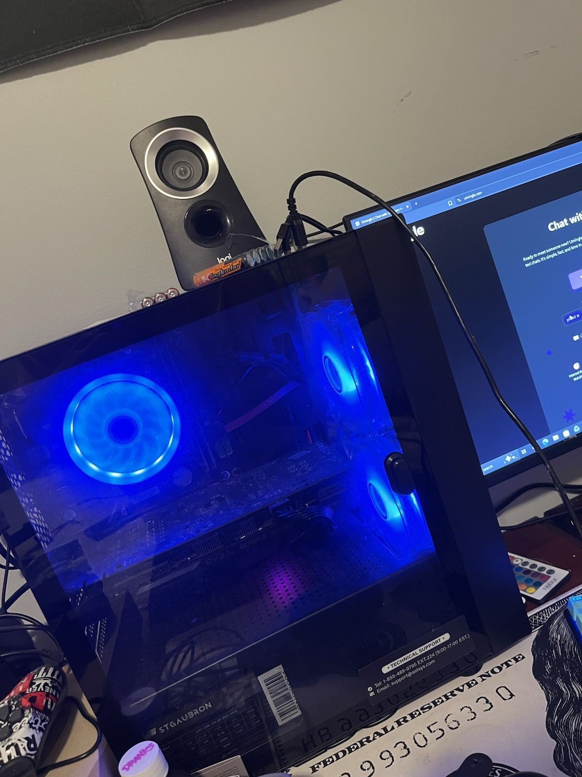 pc gaming setup