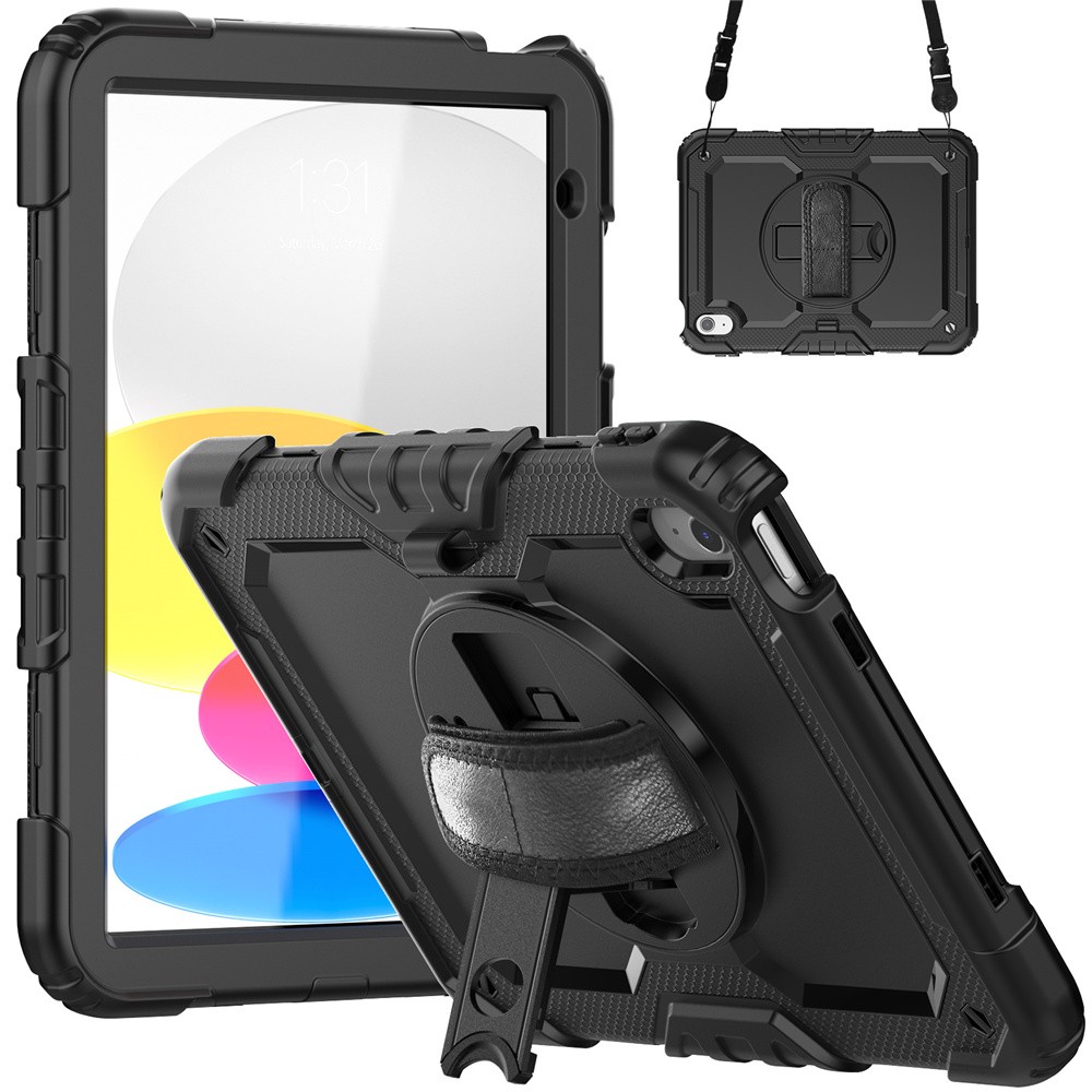 Fr iPad 5/6/7/8/9/10/11th Gen A16 Shockproof Defender Case Screen Cover Strap&