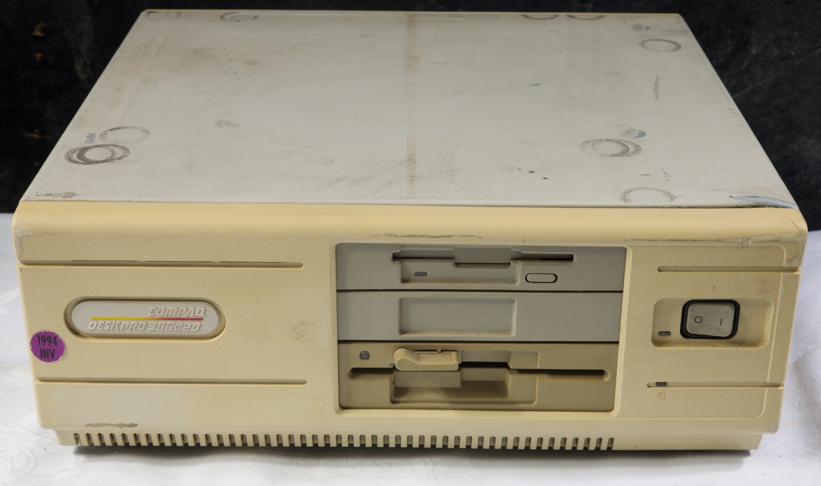 Vintage Compaq DeskPro 386s/20 386SX-20 8MB RAM tested to POST 0054