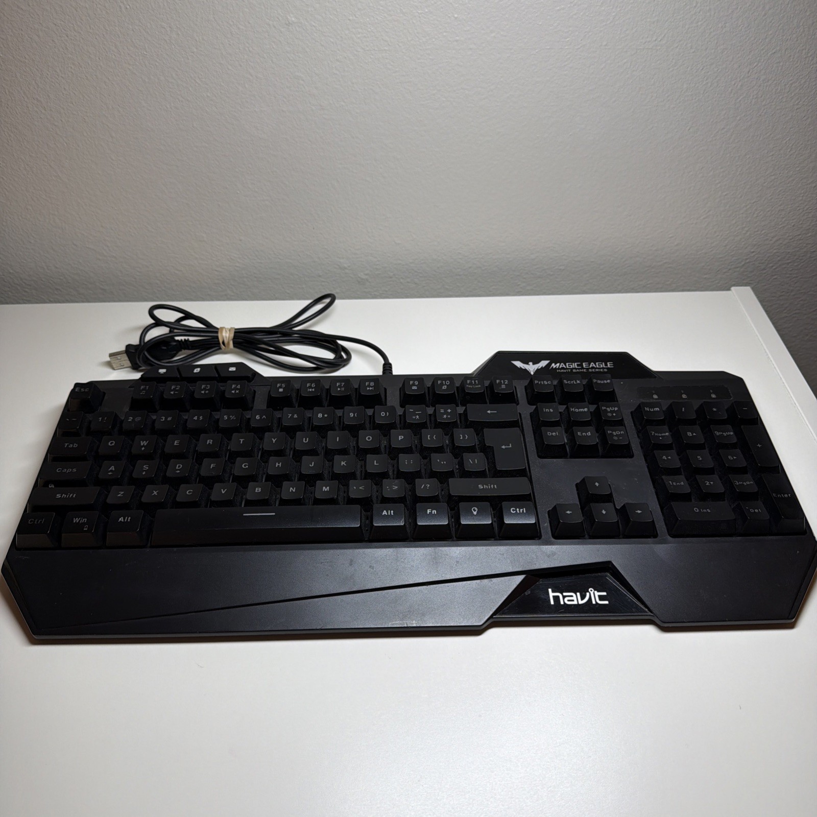 Havit Magic Eagle HV-KB558CM Gaming Keyboard Backlit USB Wired - Works Great 