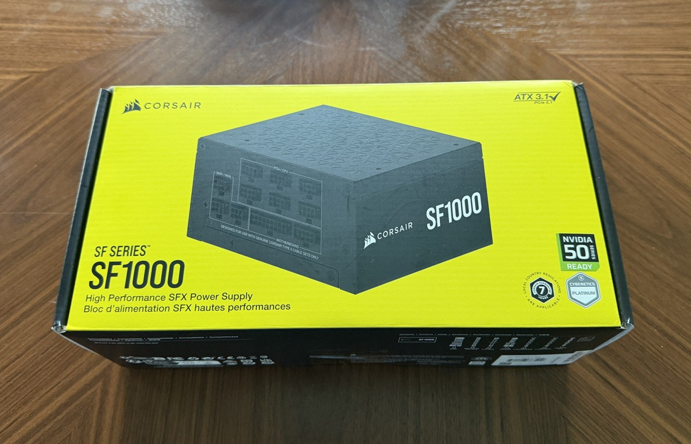 Corsair SF1000 1000 Watt 80 Plus Platinum SFX Fully Modular Power Supply