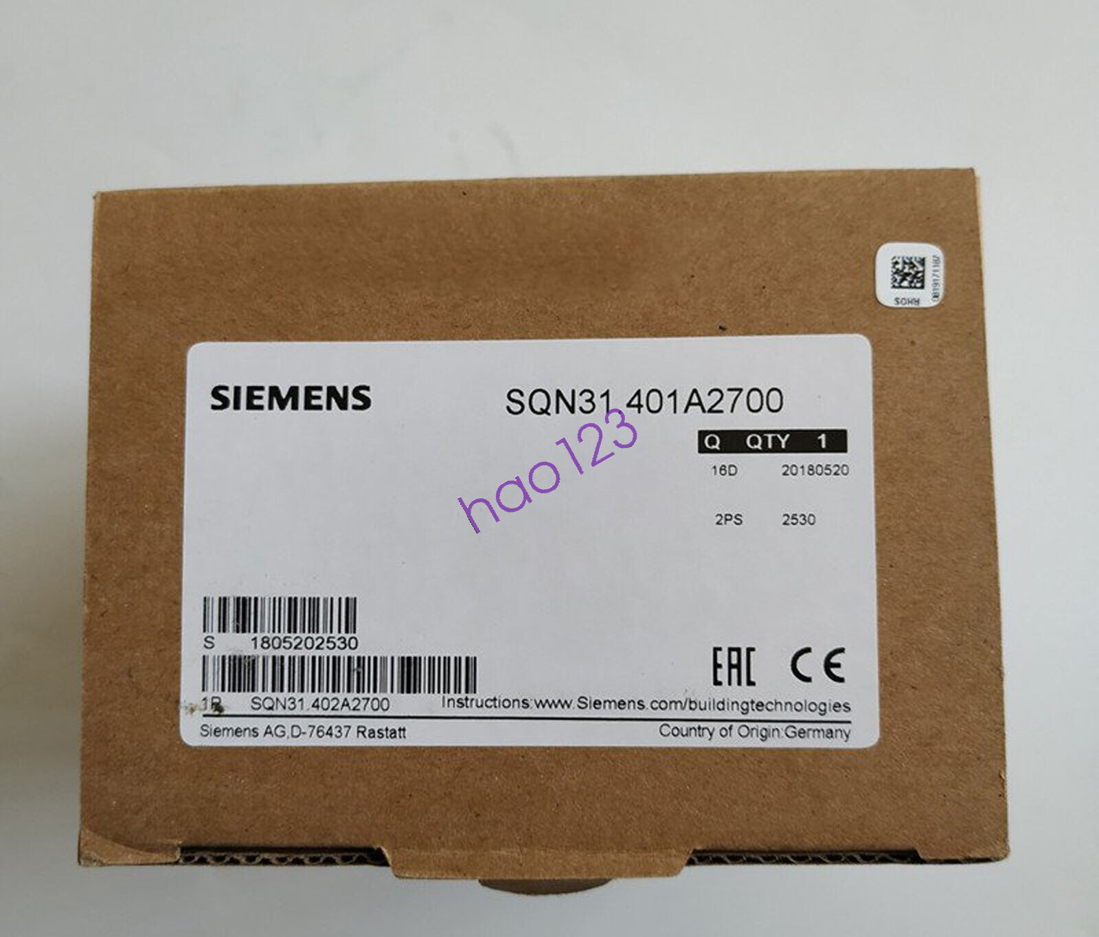 Siemens SQN31.401A2700 In Box Expedited Shipping NEW