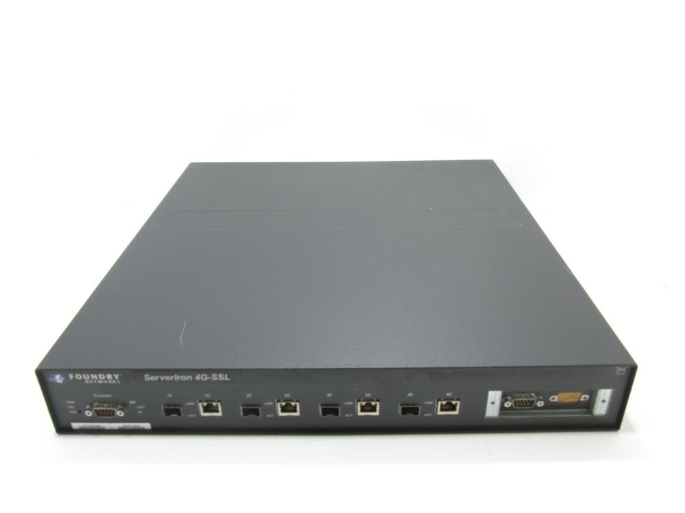 Foundry SI-4G-SSL Load Balancer 4 port 1000Base T and SFP Single AC ServerIron