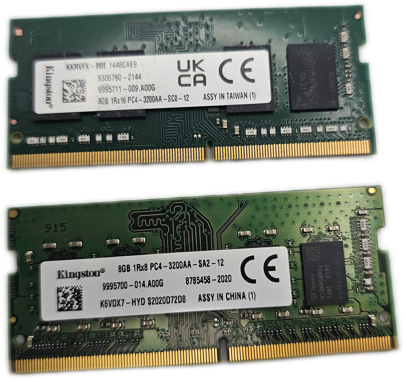 KINGSTON 16GB (2x8GB) DDR4-3200AA PC4-25600 288-Pin SO-DIMM  Laptop RAM 