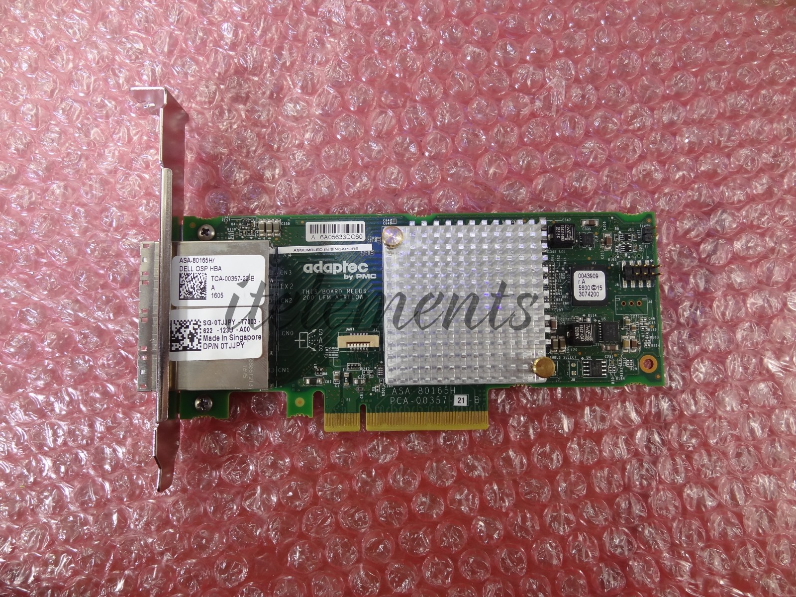 DELL Adaptec/Microsemi ASA-80165H/DELL 12g HBA Dell adapter TJJPY 423G7