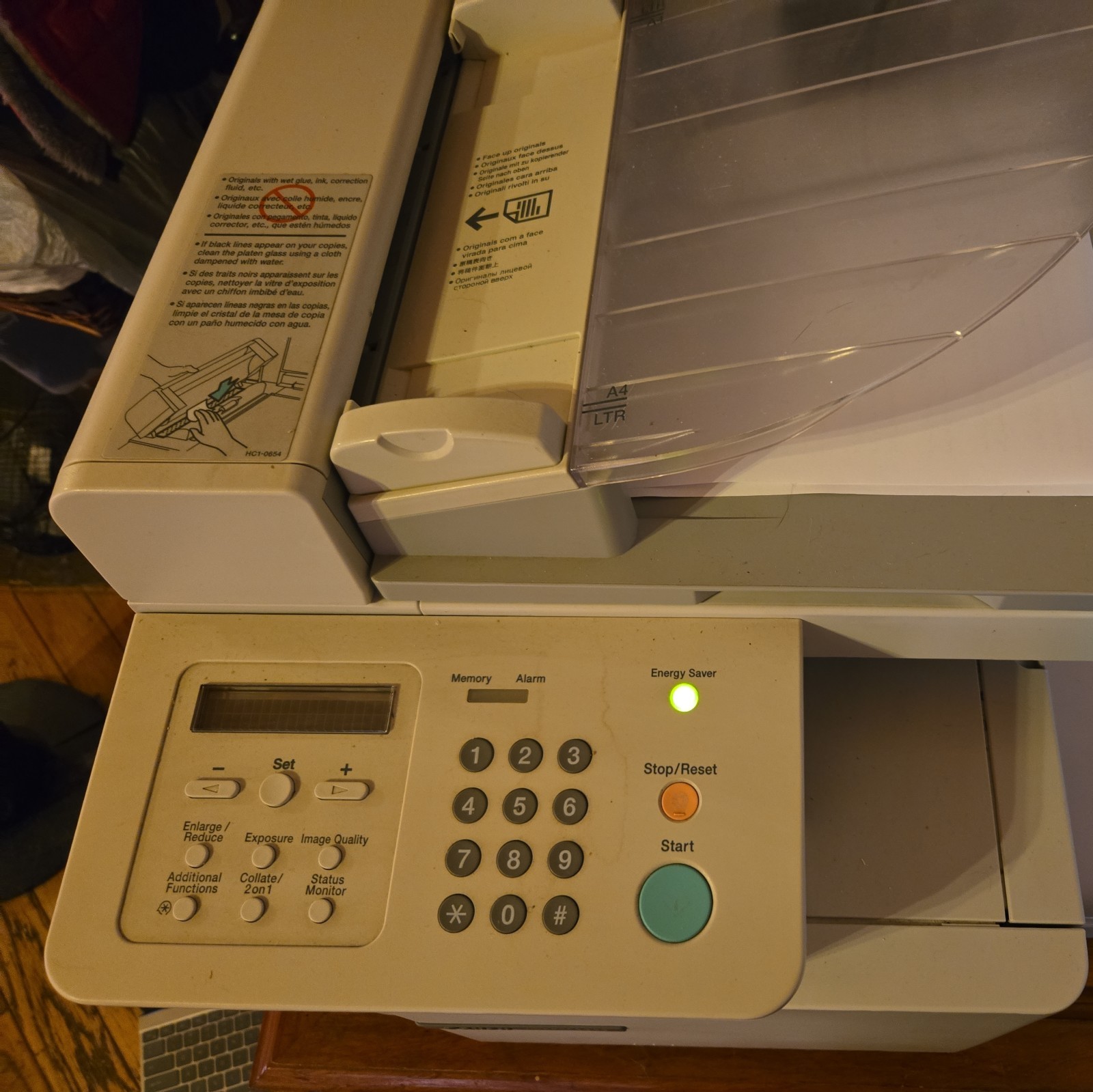Canon ImageClass D340 Monochrome Laser AIO Printer Copier TESTED With Trays