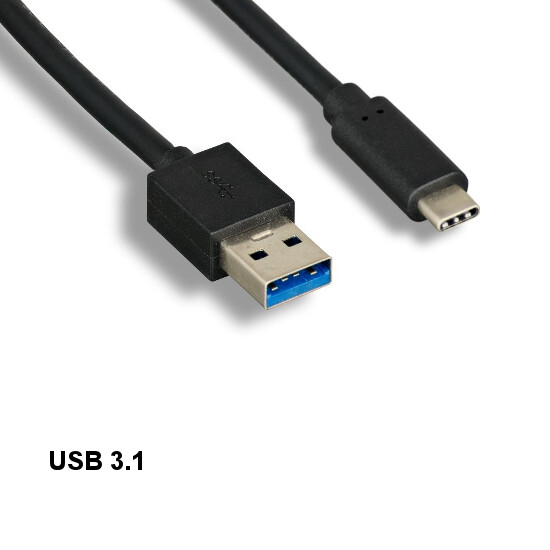 LOT 10pcs 3' USB 3.1 Type C Male to Type A Male Cable 10Gbps 3A Data Charge PC
