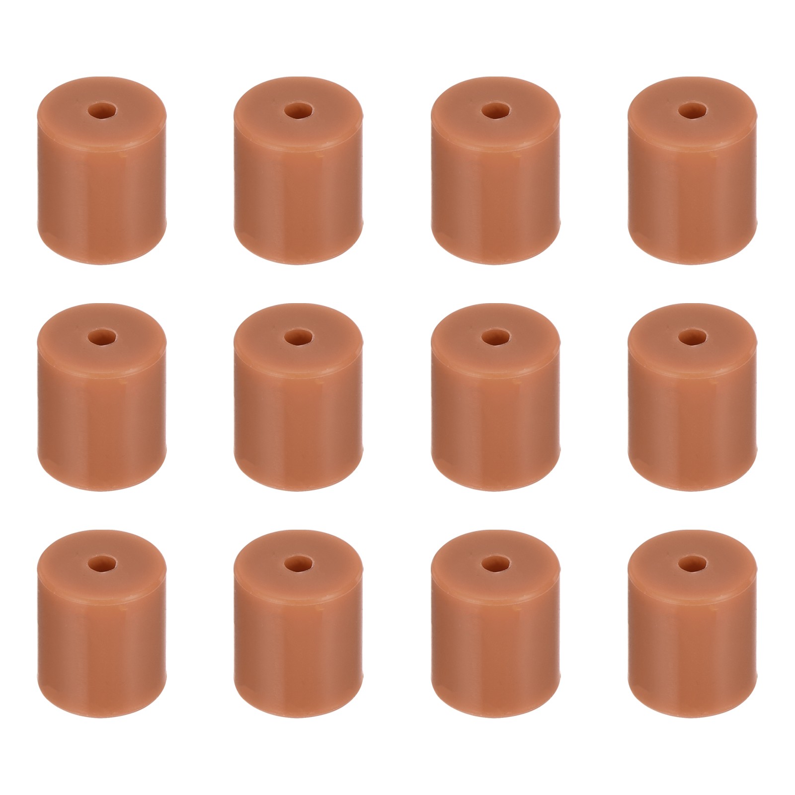 12Pcs Silicone Bed Mounts Leveling Column Silicone Buffer 18mm for 3D Brown