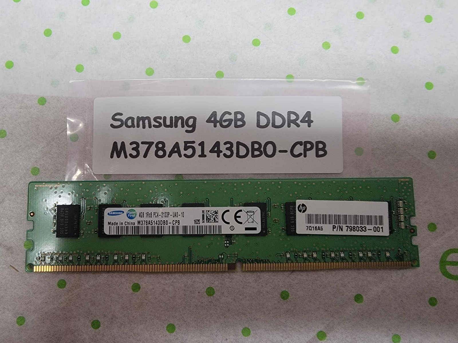 Samsung 4GB DDR4 PC4‑2133P Desktop Memory M378A5143DB0‑CPB