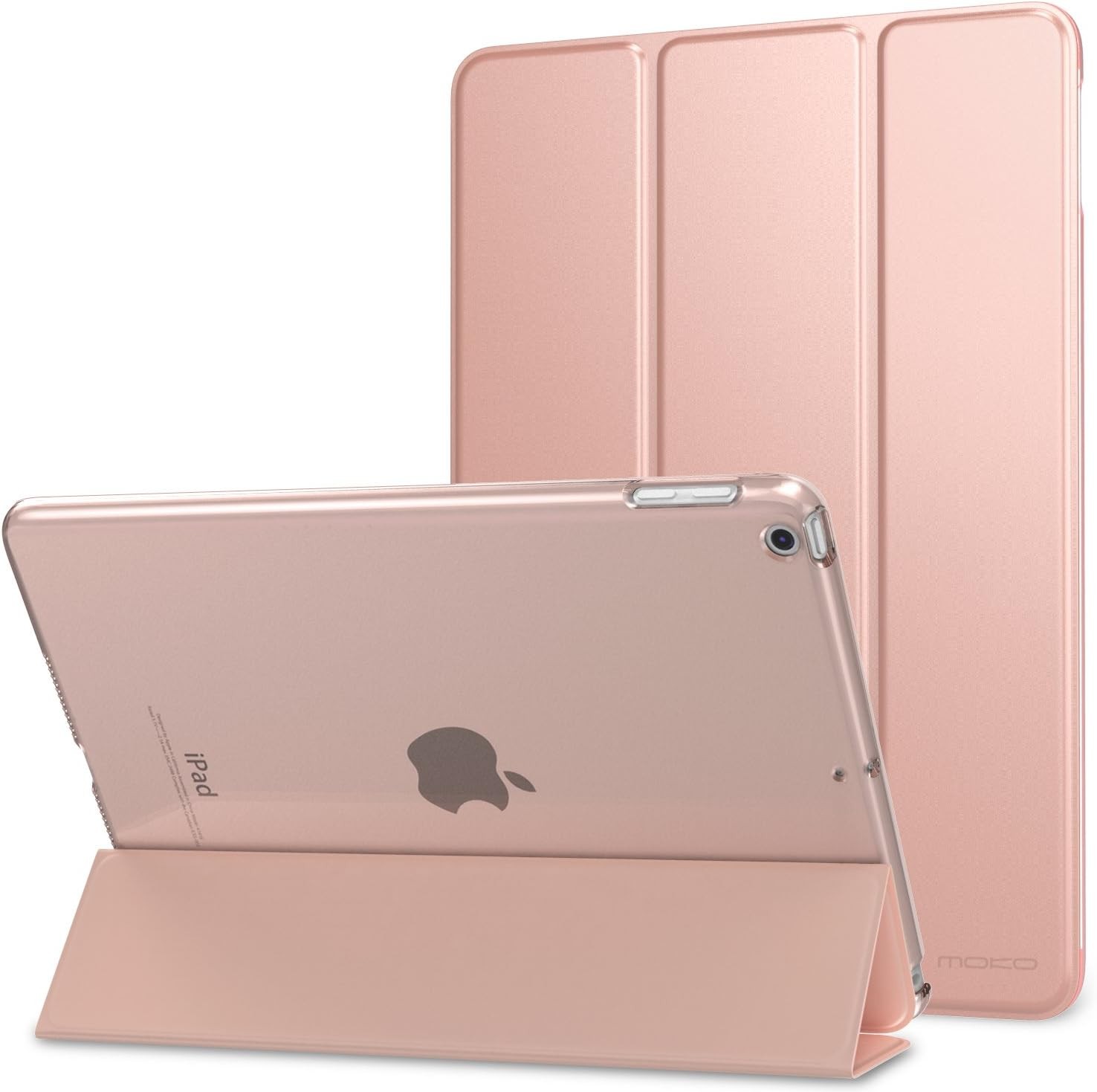 MoKo Case Fit 2018/2017 iPad 9.7 5th / 6th Generation - Slim Rose Gold 