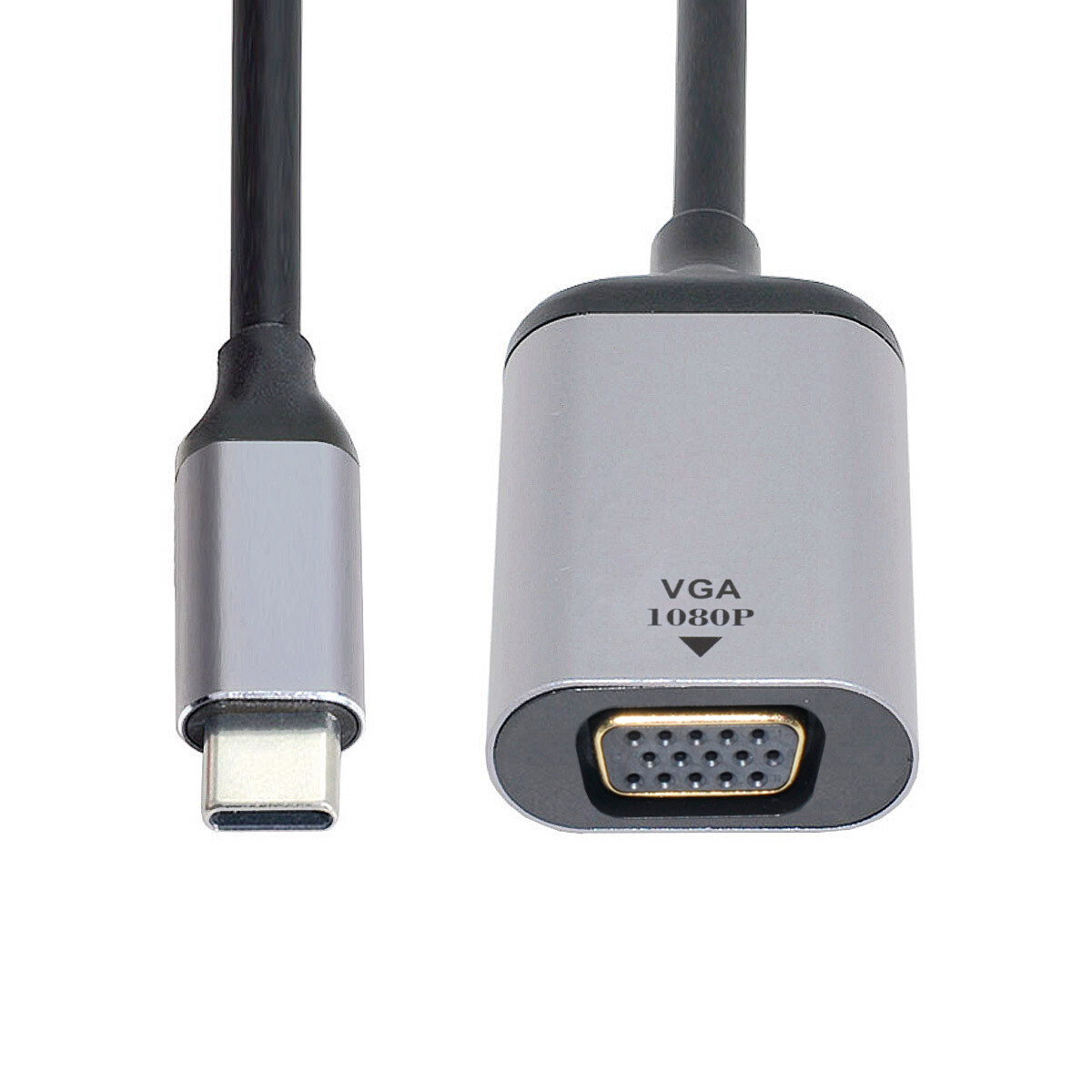 NFHK USB3.1 USB-C Type C to VGA Cable Monitor Adapter 1080p 60hz for  Laptop