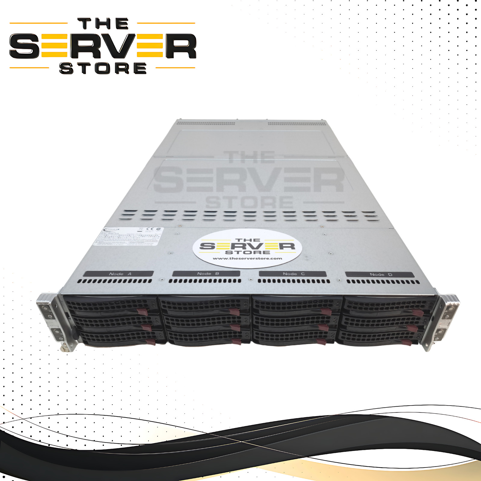 Supermicro 2U 6029TP-HTR 4 Node X11DPT-PS 8x Platinum 8164 26C 1TB 12x Trays