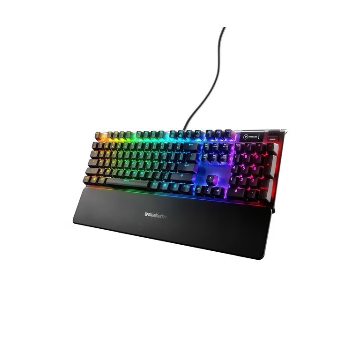 SteelSeries Apex 7 Pro OLED Illuminated Wired Mechanical Gaming Keyboard - Black
