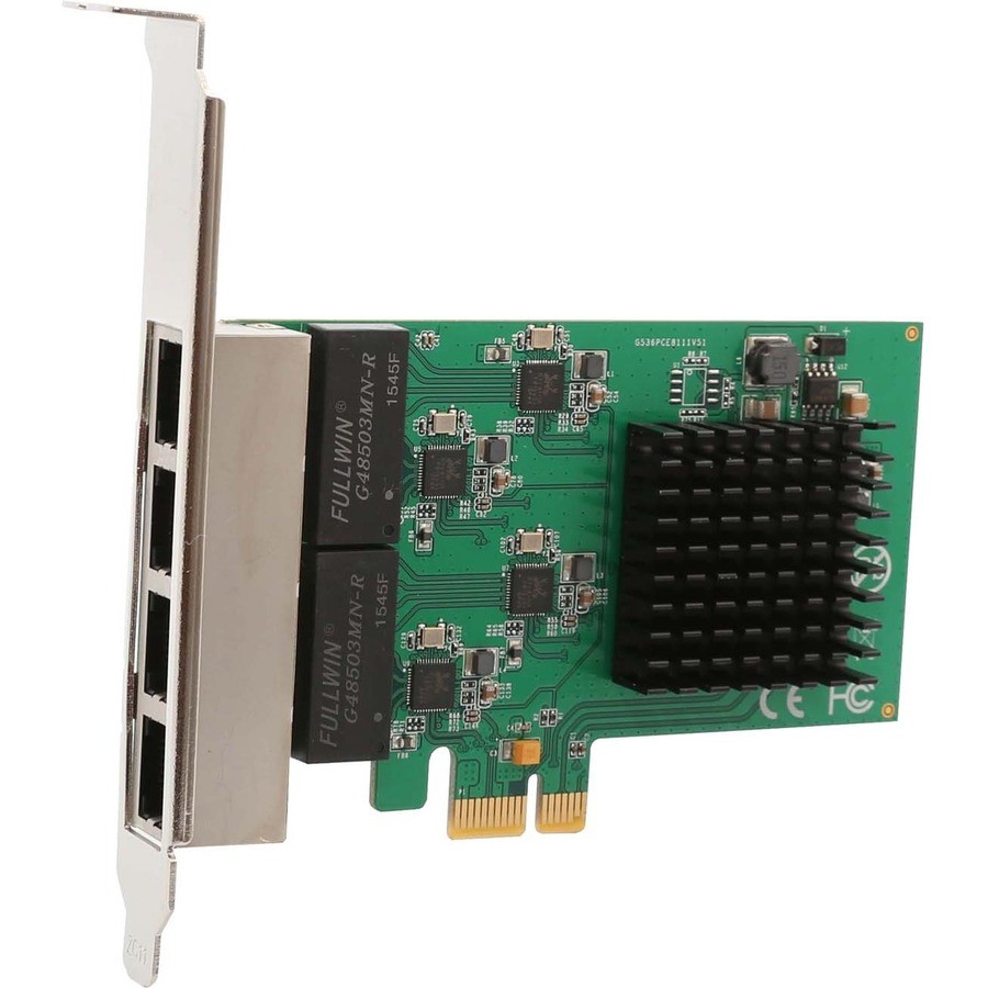 SYBA IO Crest 4-Port Gigabit Ethernet PCI-e x1 Network Interface Card