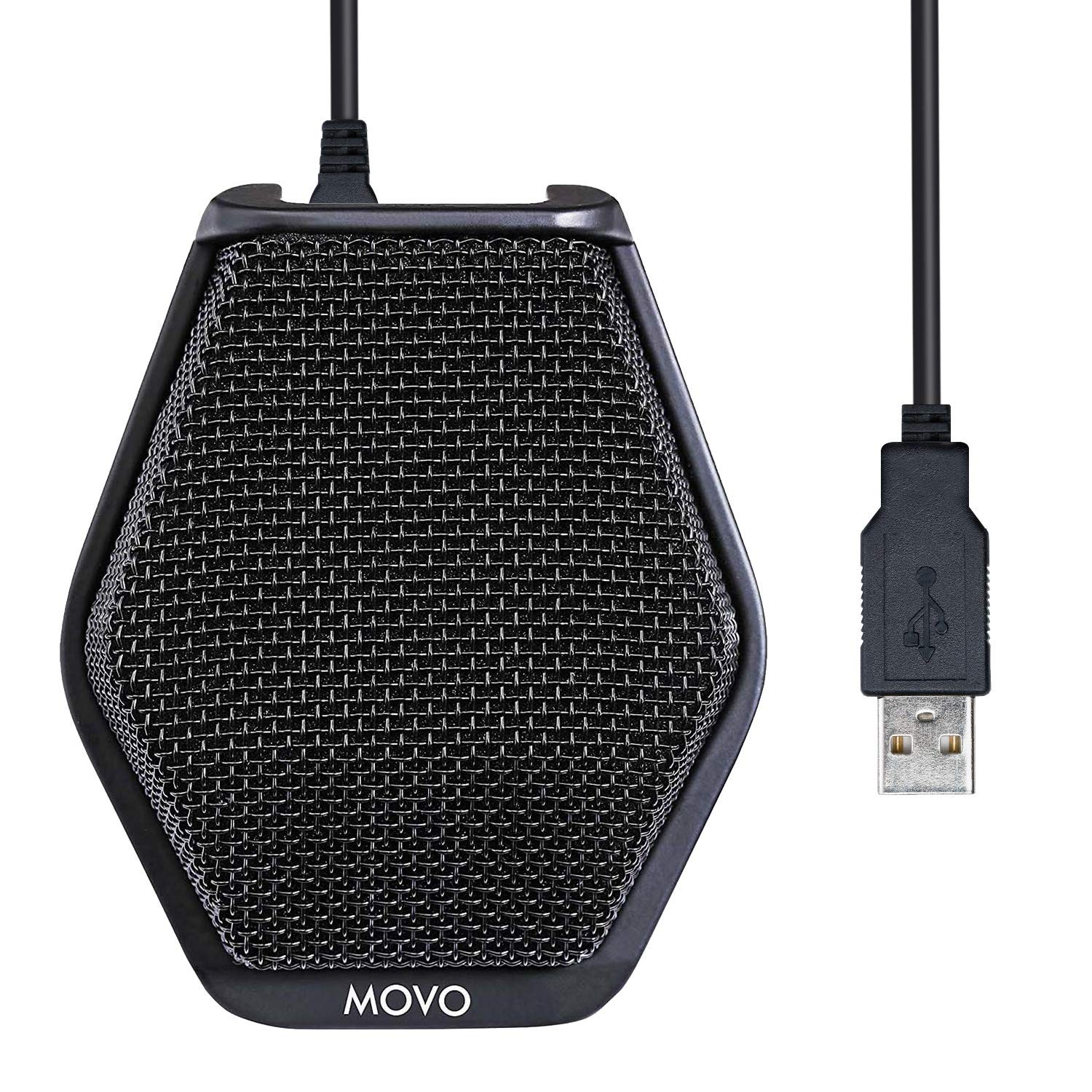 Movo MC1000 Conference USB Microphone for Computer with 180° / 20'