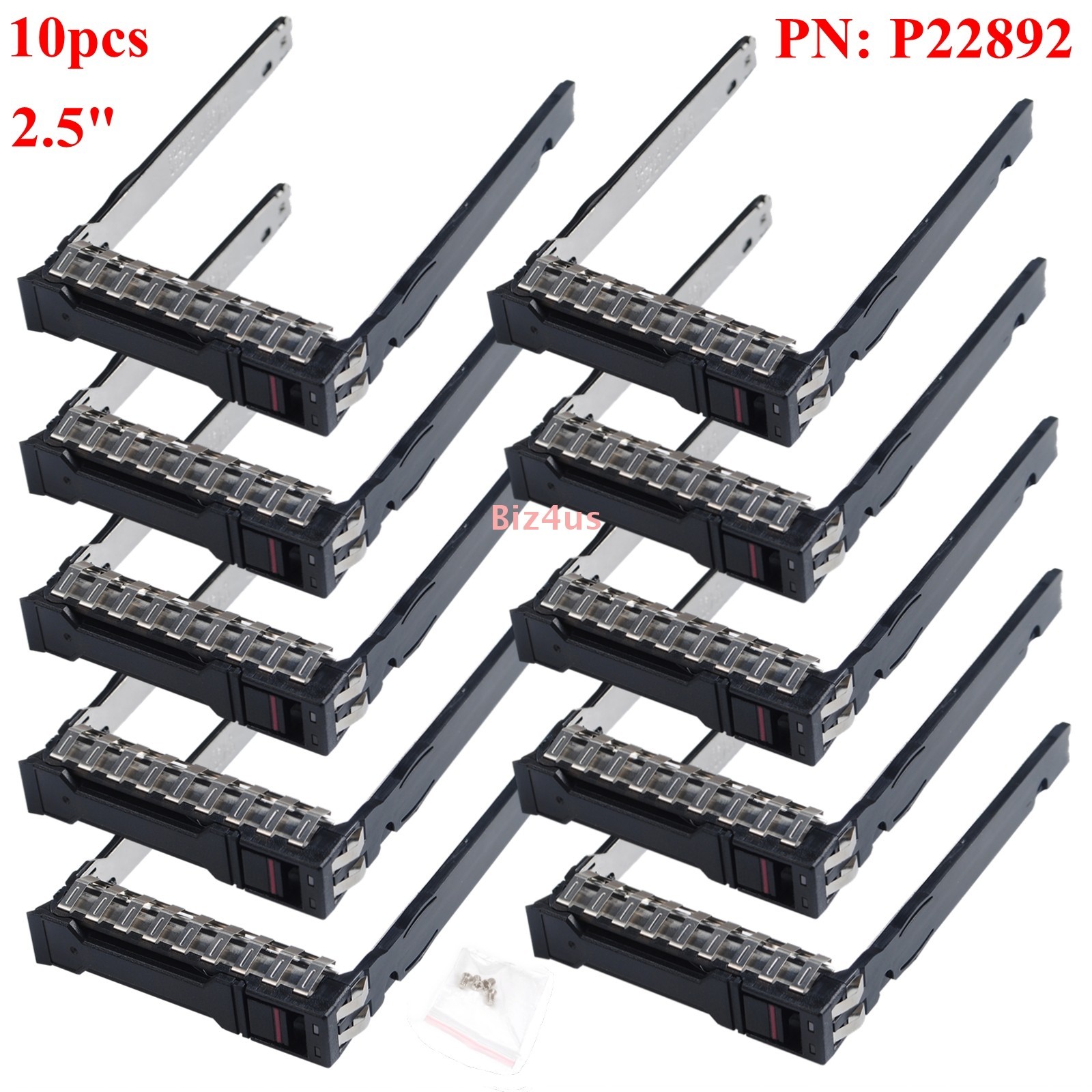 10-Pack New HPE 2.5"HDD Drive Tray Caddy For DL365 DL385 DL325 Gen10 Plus P22892