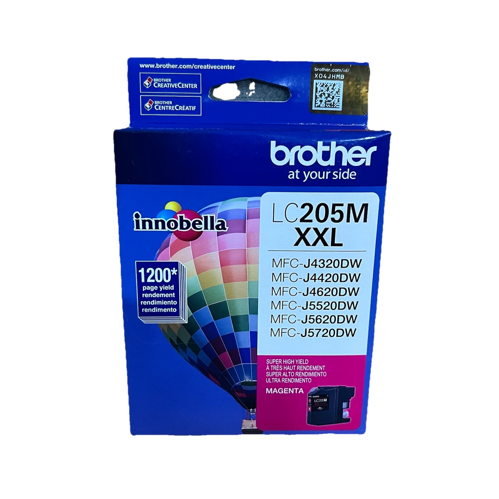 Genuine Brother Cyan Magenta XXL LC205M 1200 Page Yield NEW Expired 07/2022