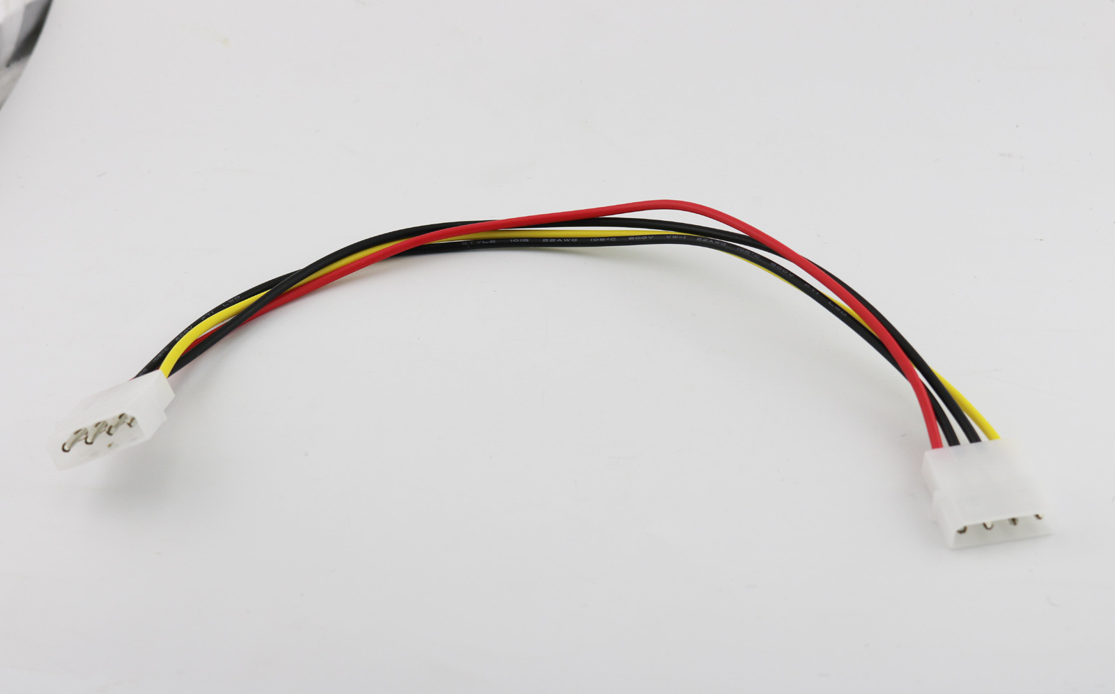 1pc Molex 4 Pin Male to LP4 Male Power Extension Adapter Connector Cable 30cm