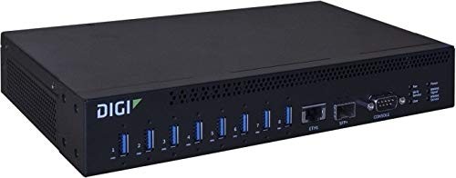 Digi AnywhereUSB 8 Plus USB/Ethernet Combo Hub - 8 USB Port (AW08G300)