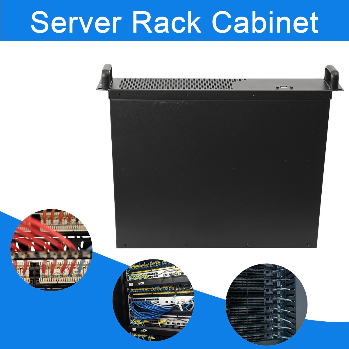 Server Chassis Rackmount Case Supports 2U Mini ITX and Micro ATX (9.6 x 9.6)