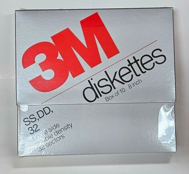 8 INCH FLOPPY DISKS.  New sealed SS DD 32 sectors.  Single Sided Double Density