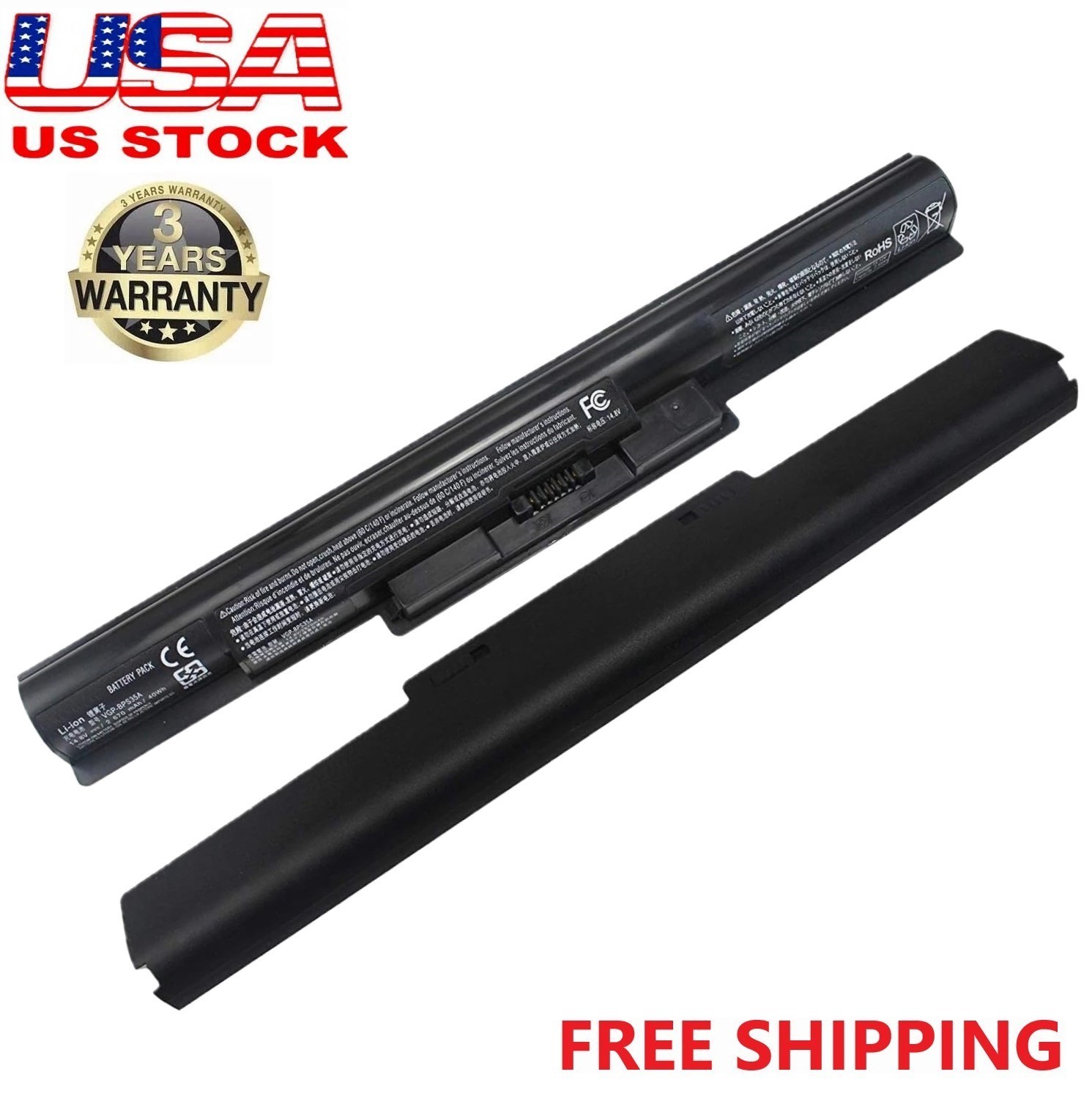BPS35 Battery for Sony VAIO 14E 15E Series VGP-BPS35A SVF142C29M SVF152C29M US