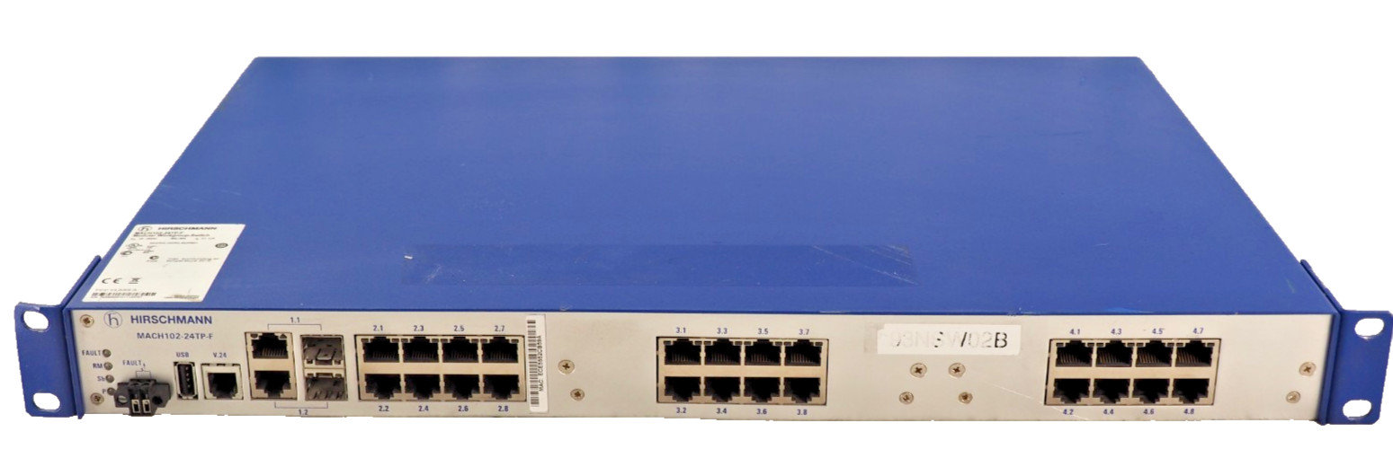Hirschmann MACH102-24TP-F Industrial Control Modular Workgroup Switch